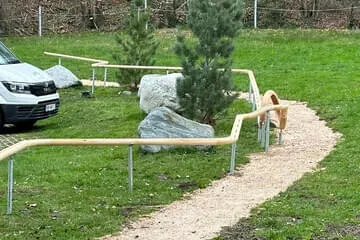 Holzkugelbahn Bild 37