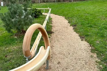 Holzkugelbahn Bild 28