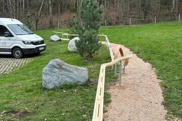 Holzkugelbahn Bild 25